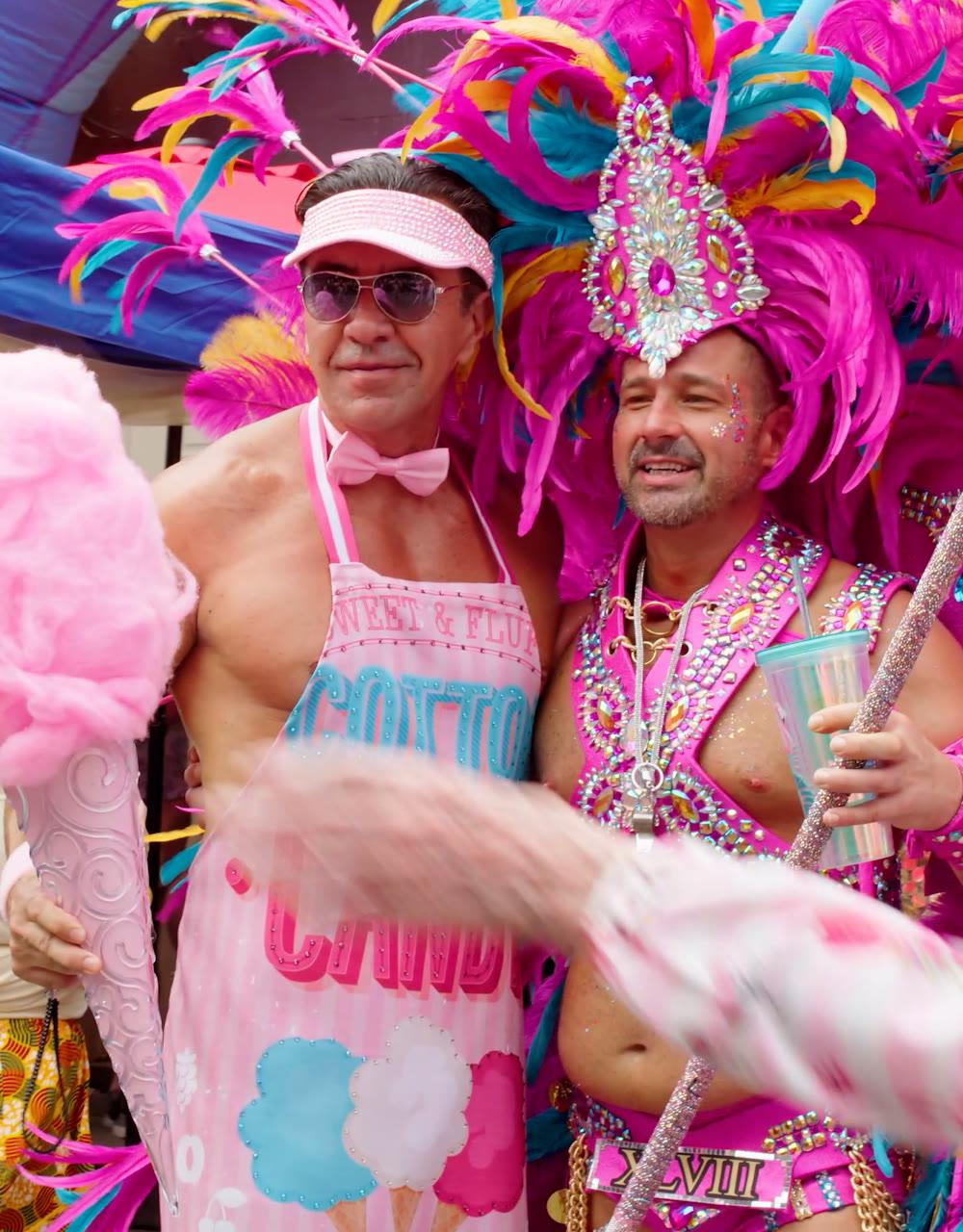 Southern Decadence celebration in the French Quarter