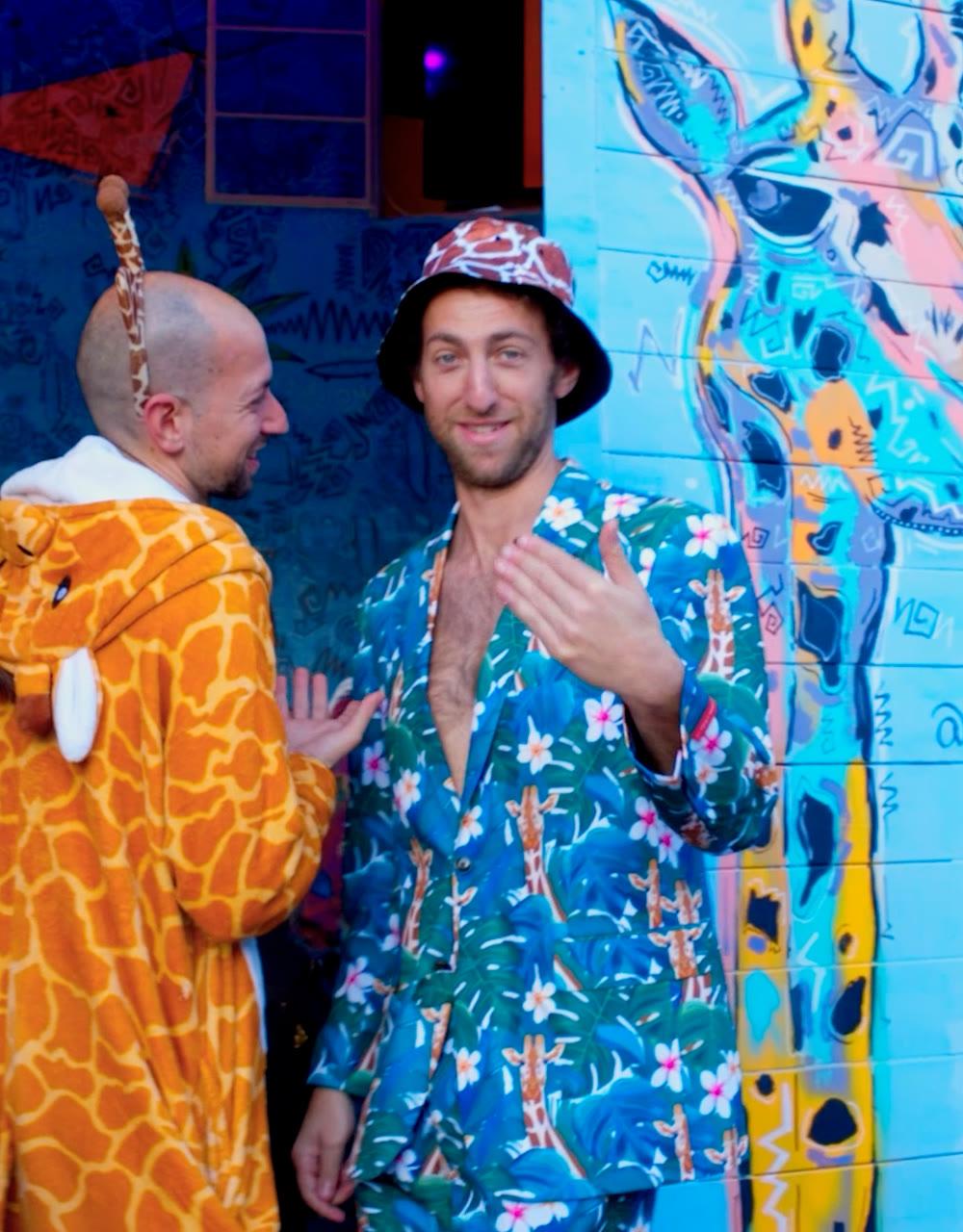 Musicians performing in Venice