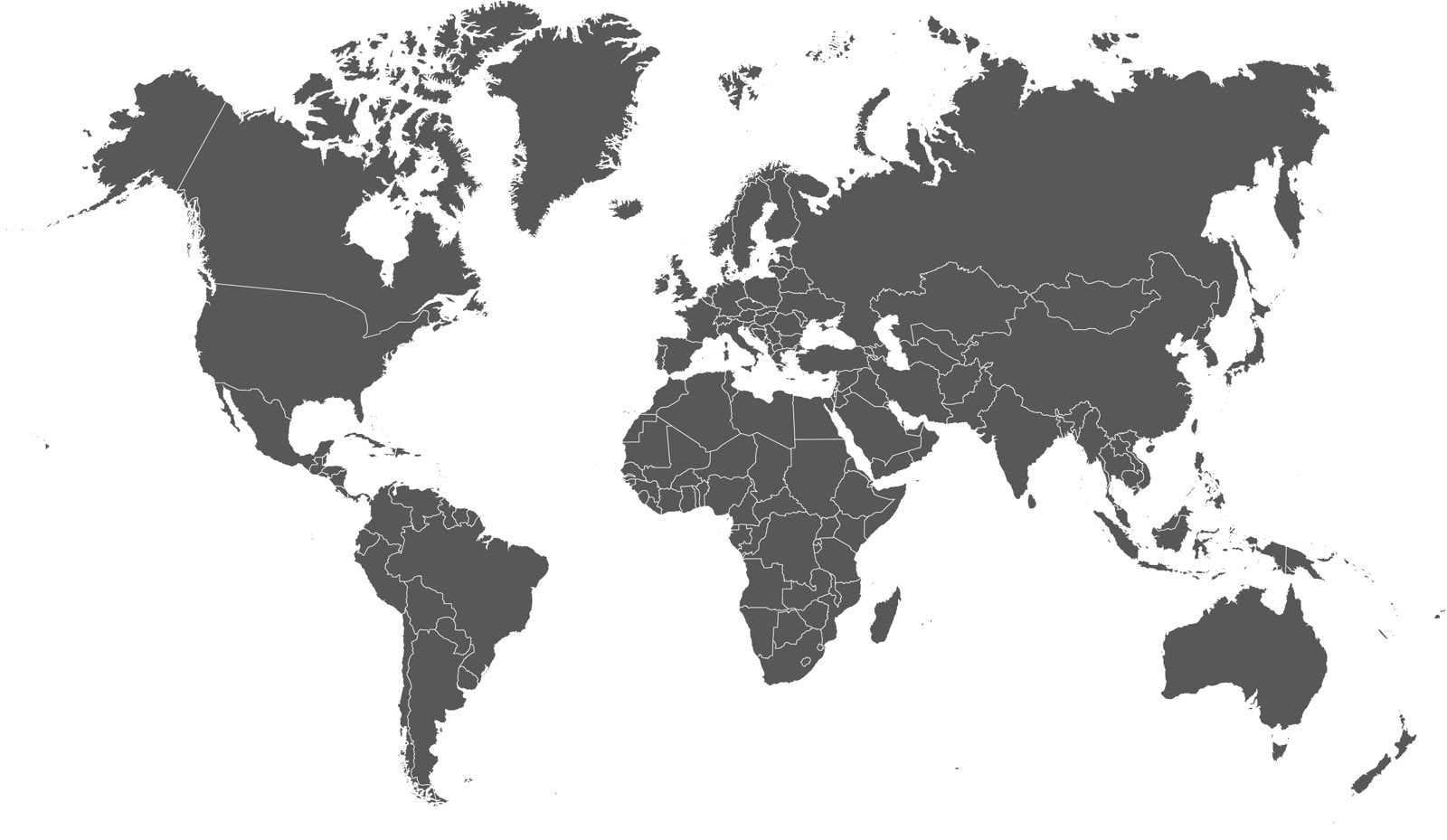 World map — The Rambler's expanding reach